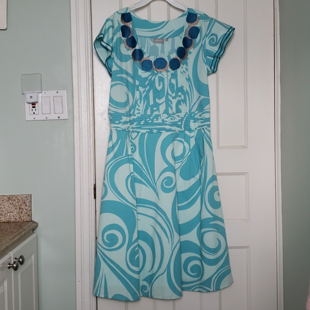 Cotton fit and flare Dress